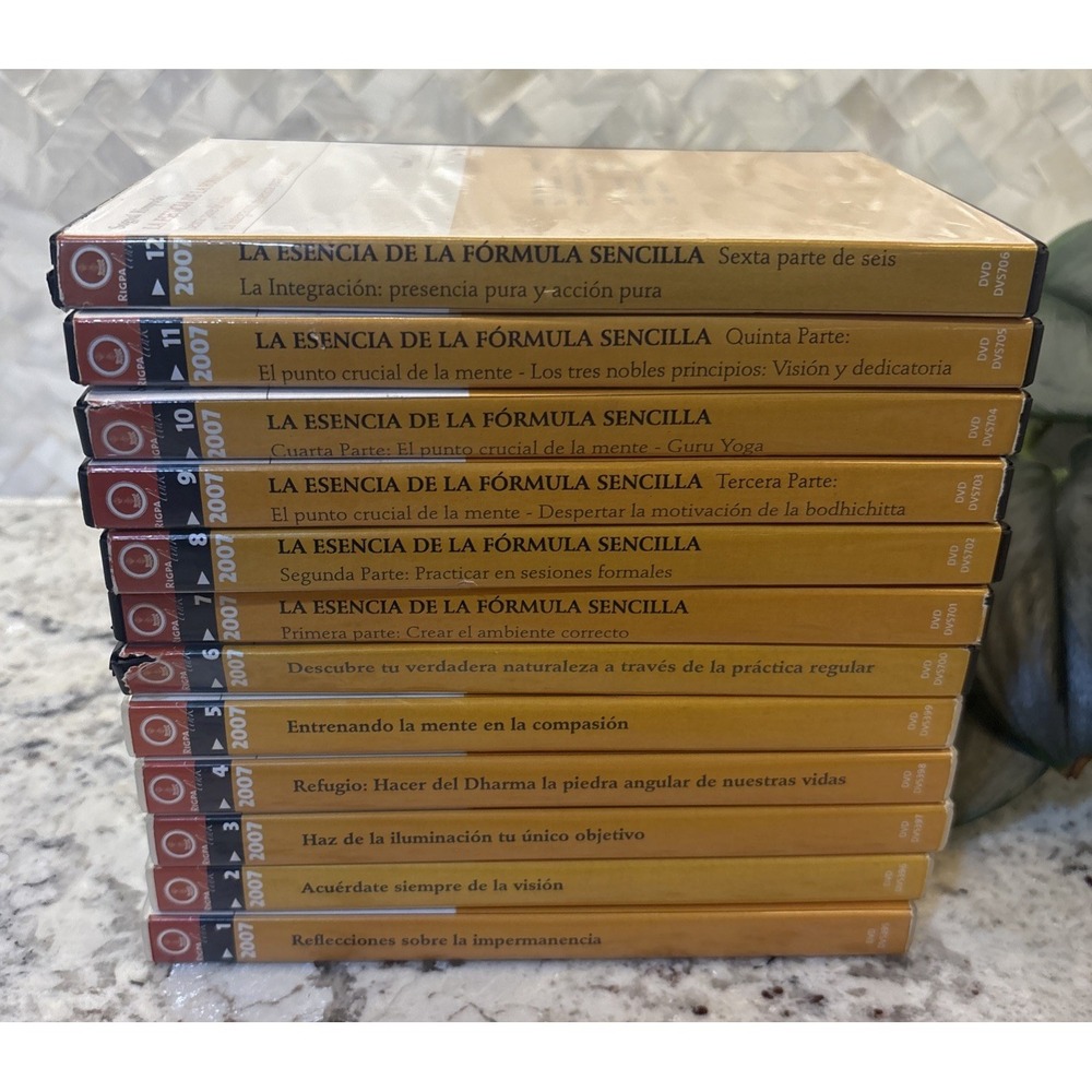 Sogyal Rinpoche DVD RIGPA buddhism Buddha's Teachings Meditation Link 1-12‎ 2007